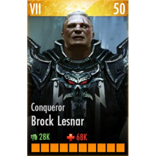 Broker Lesnar Conqueror